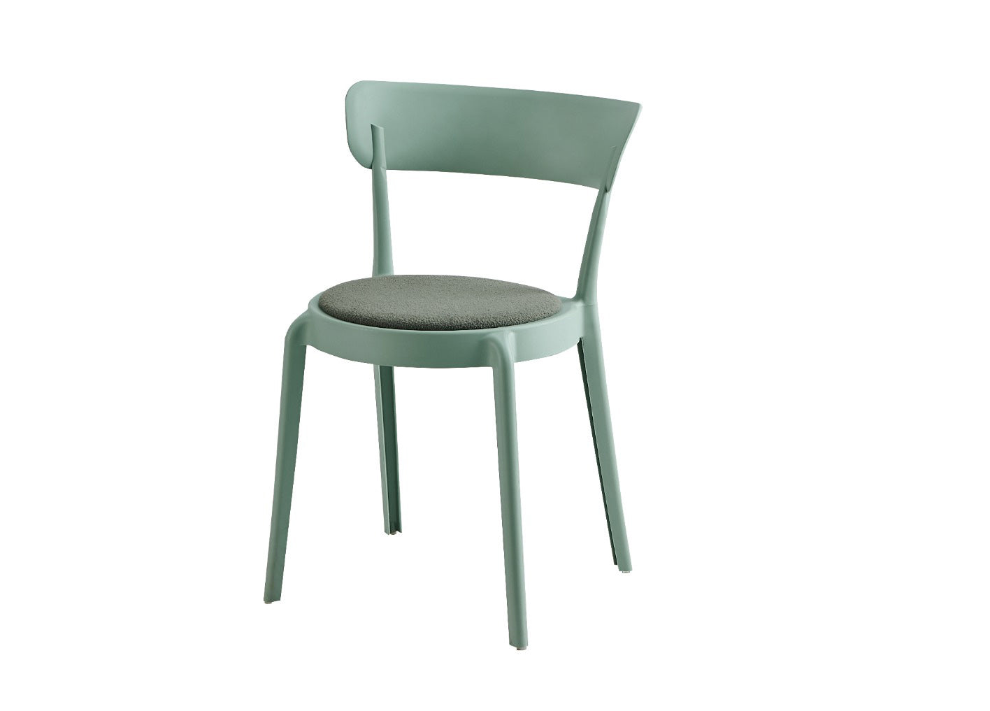 Stackable PP Dining Chair – Soft Sage Green – PC-72