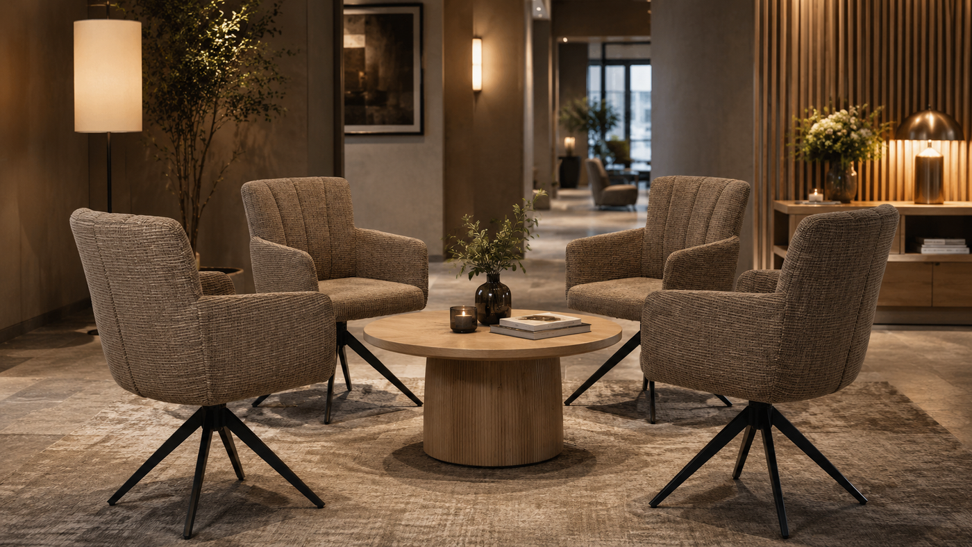 Boutique Hotel Lounge Seating with [