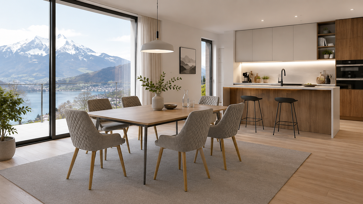 Open-Plan Kitchen with [