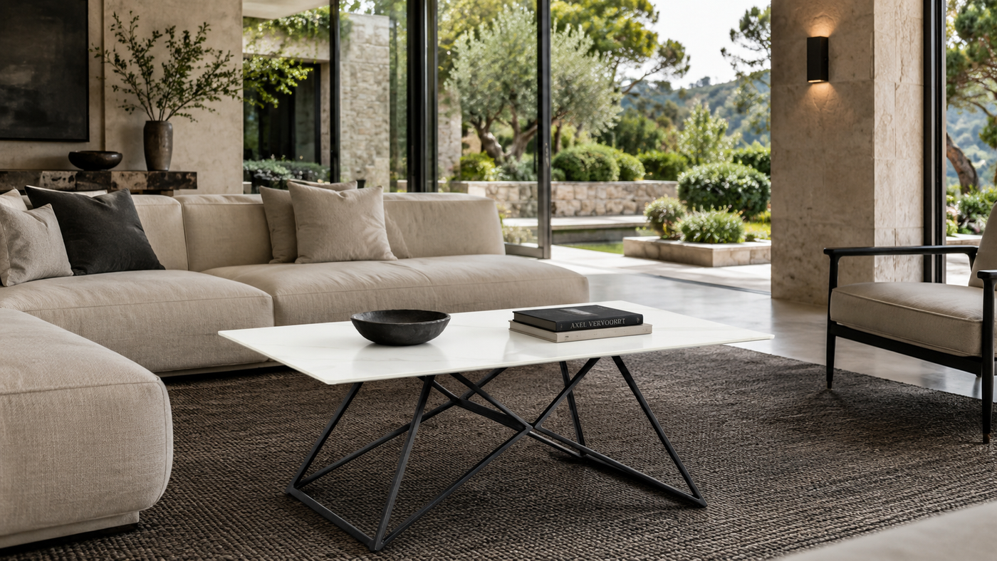 Architectural Garden Villa Lounge with [