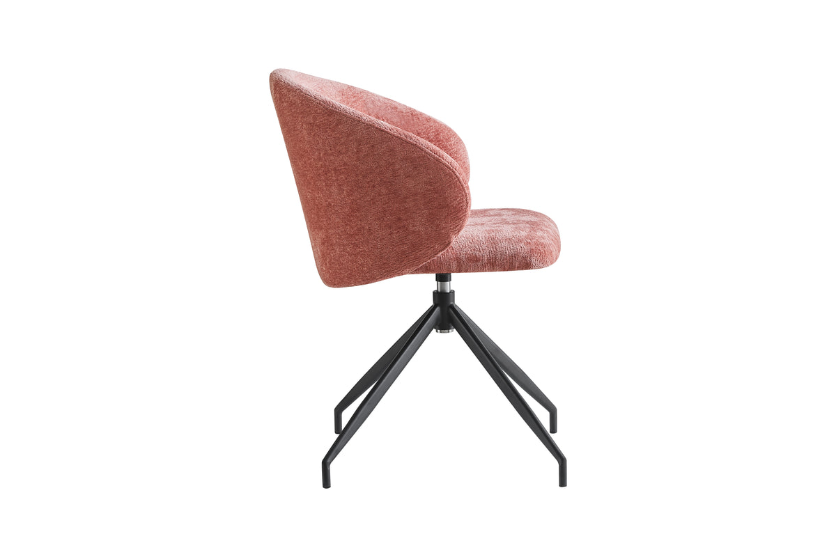 DC-5009 Swivel Upholstered Work Chair Side View — [