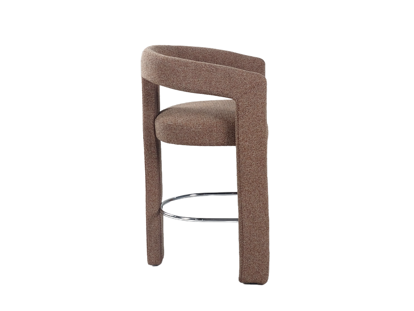 Barrel Upholstered Commercial Counter Stool (BC-160) — Side View — GEYA BC-160