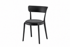 Stackable PP Dining Chair – Matte Black – PC-72