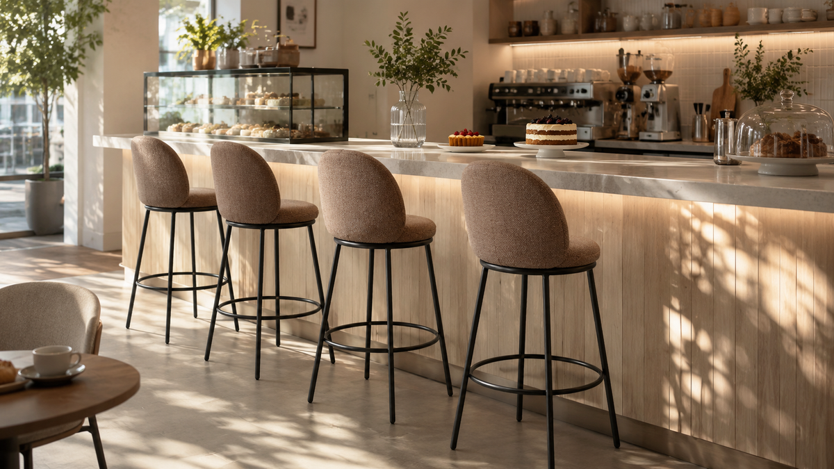 Café & Dessert Bar Counter with [