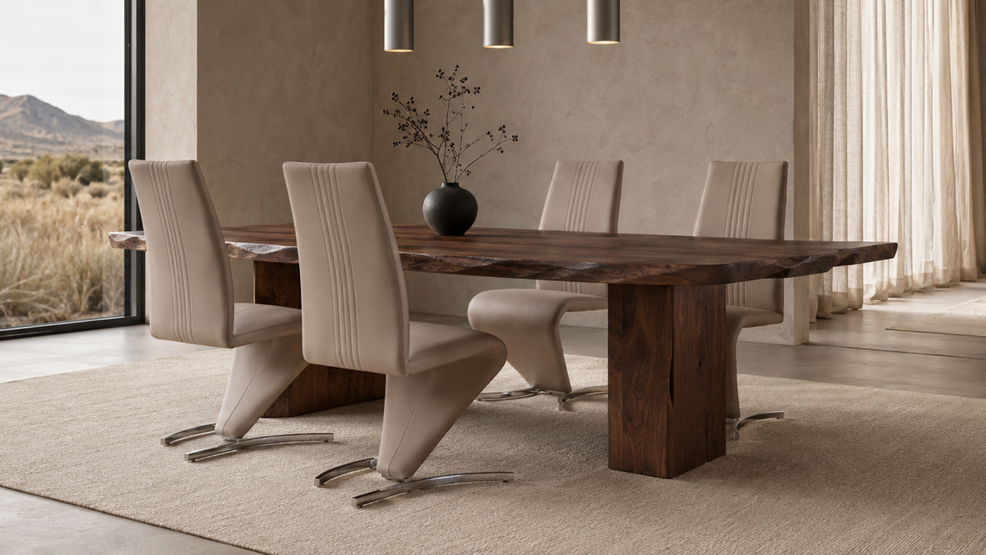 Cantilever Dining Chairs for Residential & Open-Plan Kitchen Dining — GEYA DC-1703