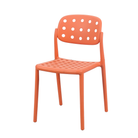 Easy-Clean Bistro Chair for Café Dining Terracotta PC-111