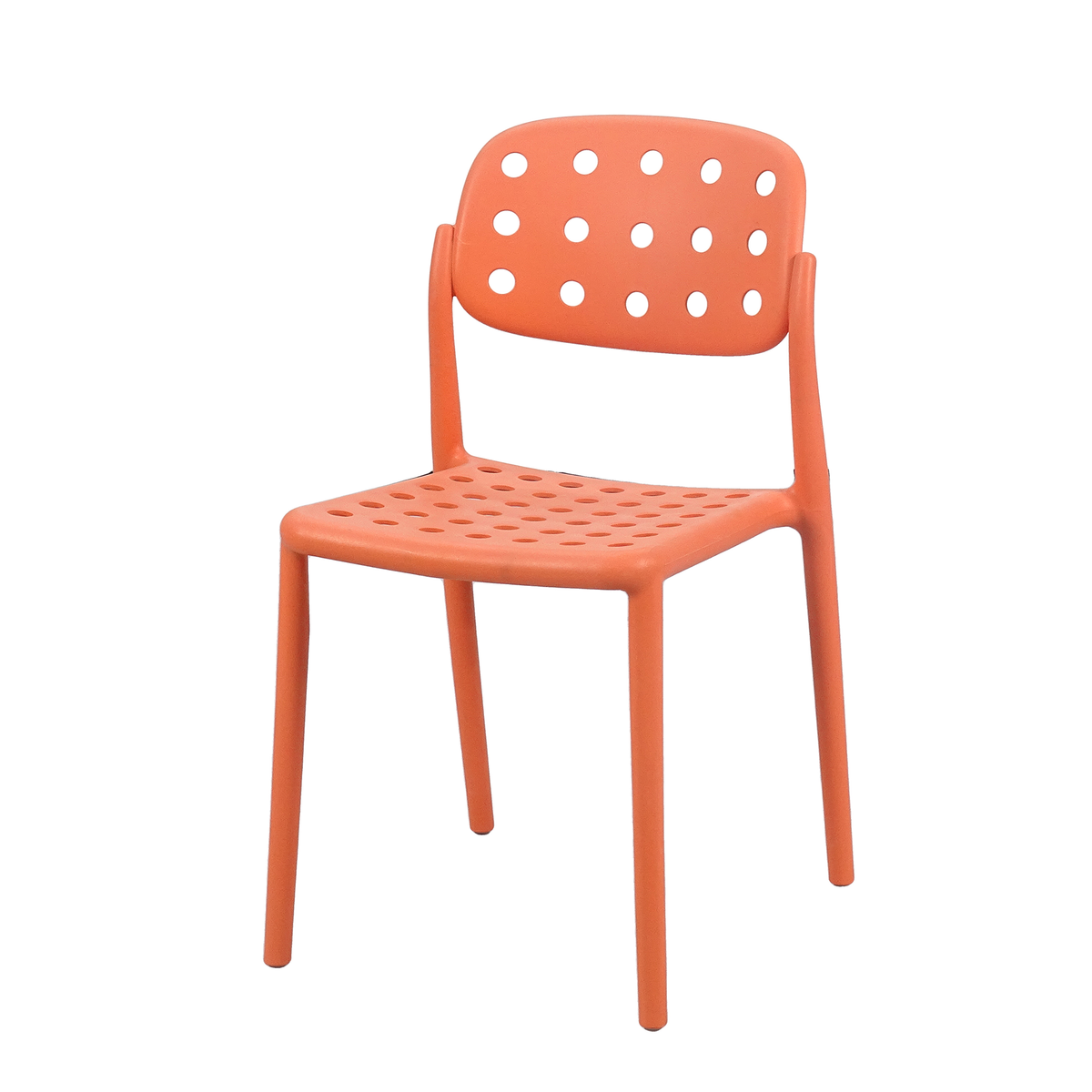 Easy-Clean Bistro Chair for Café Dining Terracotta PC-111