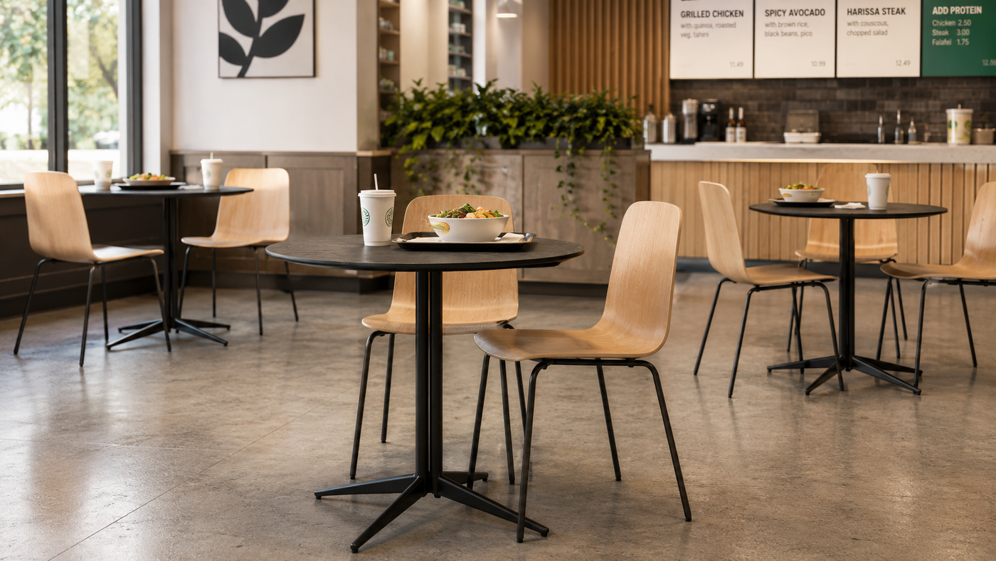 Fast-Casual Dining Area with [