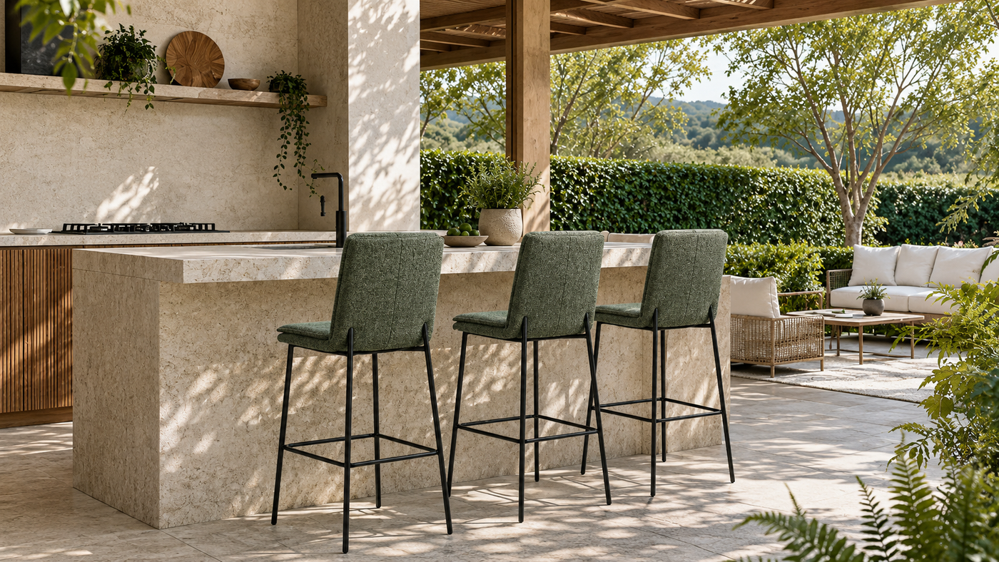 Green Terrace Kitchen Island Seating with [