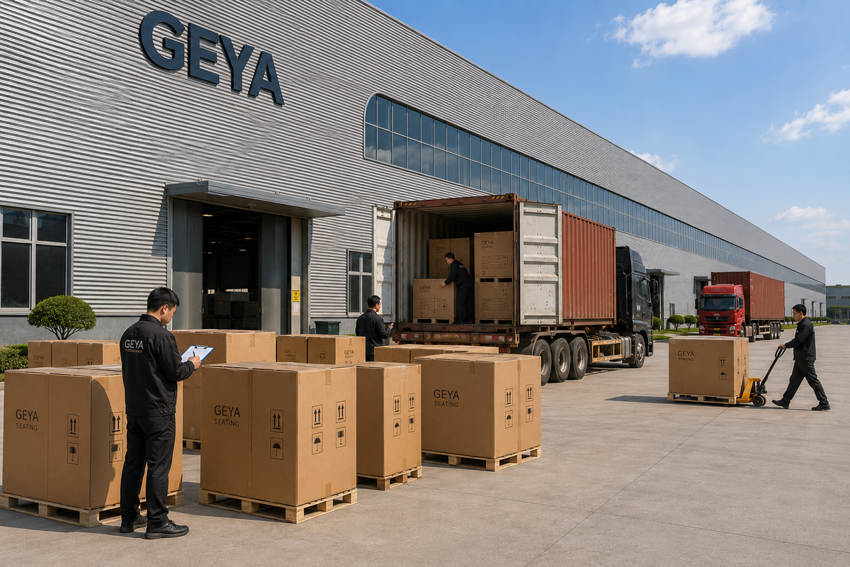 Export packing and container loading for GEYA furniture orders