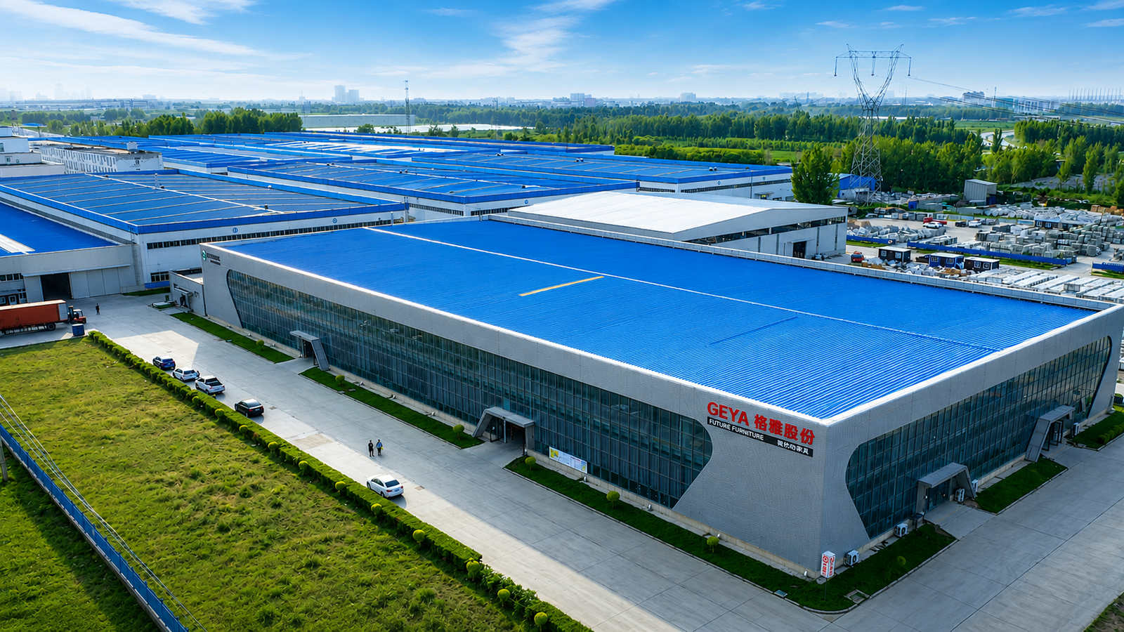 GEYA manufacturing strength and integrated furniture production capability