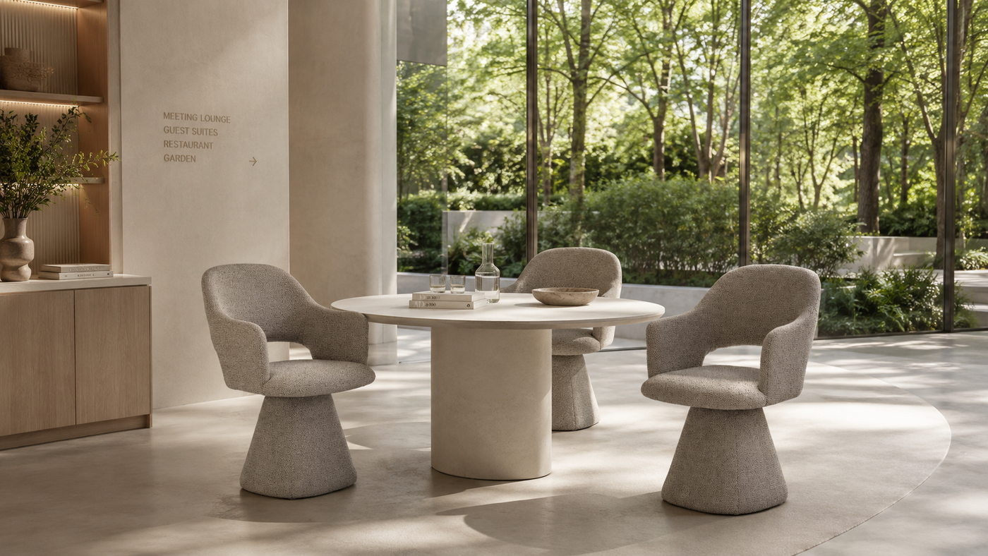Hospitality-Inspired Meeting Lounge with [