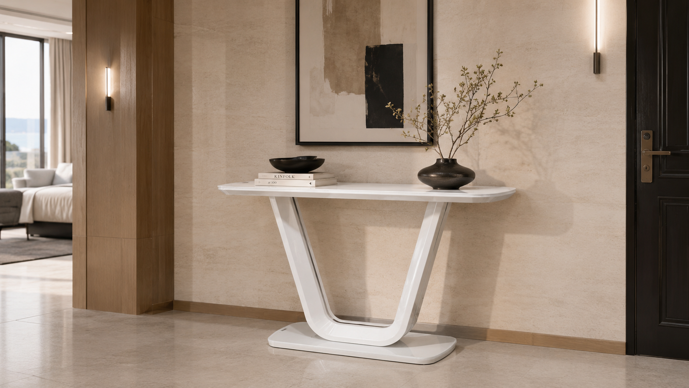 Boutique Hotel Suite Foyer Console with [