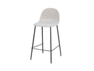 Low-Back Polypropylene Bar Stool – Light Grey – PC-108