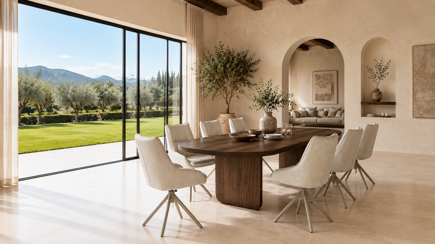 Mediterranean Hospitality Dining Collection with [