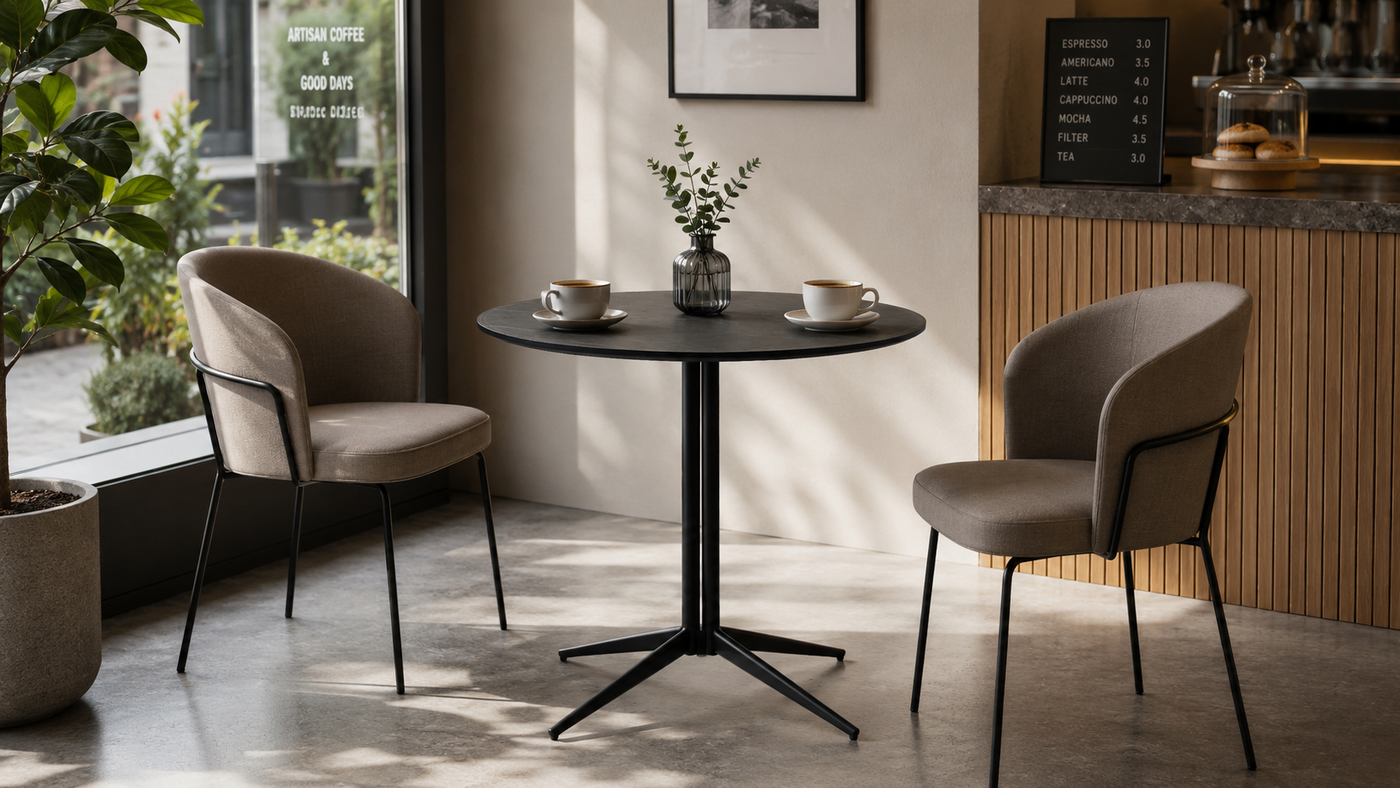 Modern Café Corner with [