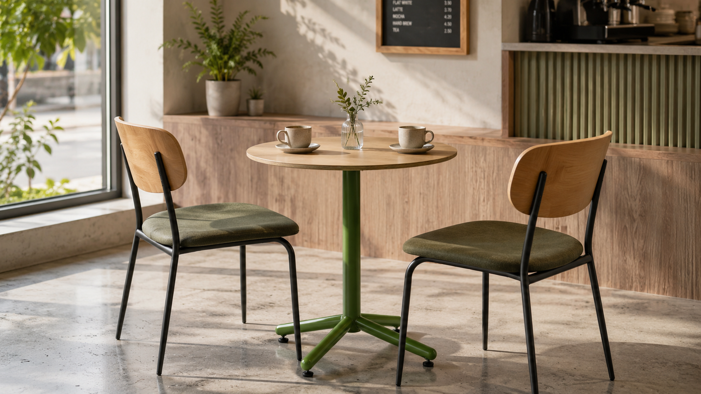 Modern Café Corner with [