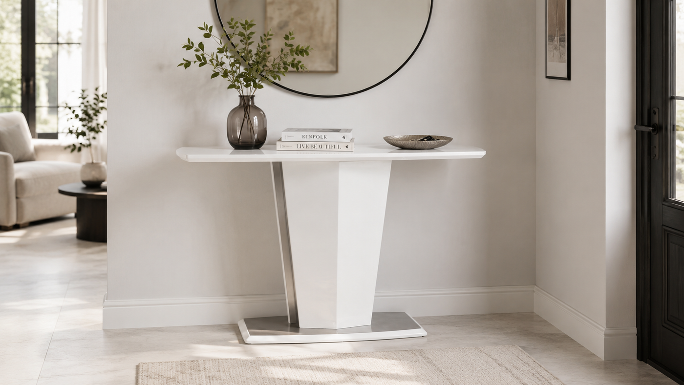 Modern Entryway Console Table with [