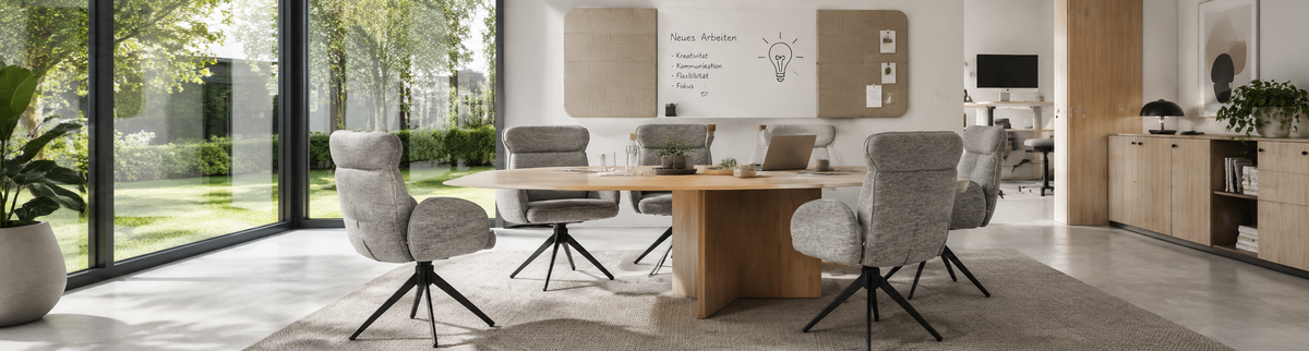 DC-5072 Modern Meeting Room Chairs for Light Office Spaces with Soft Upholstered Seating and Collaborative European Workspace Design Inspiration for Projects — [