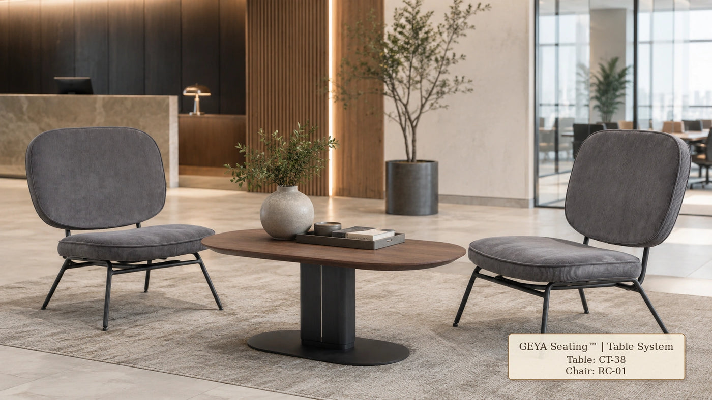 Office Reception Lounge Table System CT-38 & RC-01 — GEYA CT-38