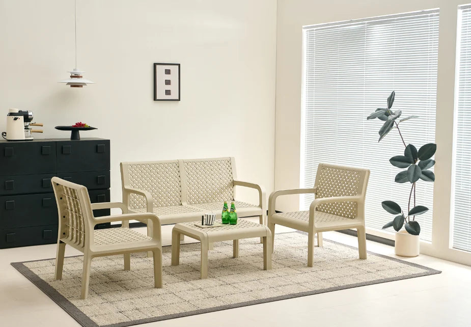 GEYA polypropylene chairs for dining and commercial seating programs