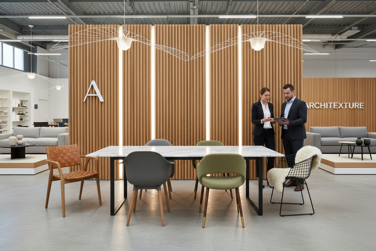 Coordinated dining chair collections for furniture retail and wholesale sourcing