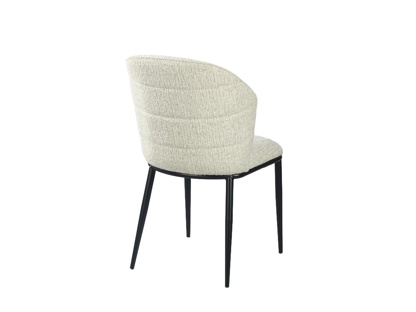 Sculpted Back Upholstered Commercial Dining Chair (DC-3250) —  Rear Silhouette  — GEYA DC-3250