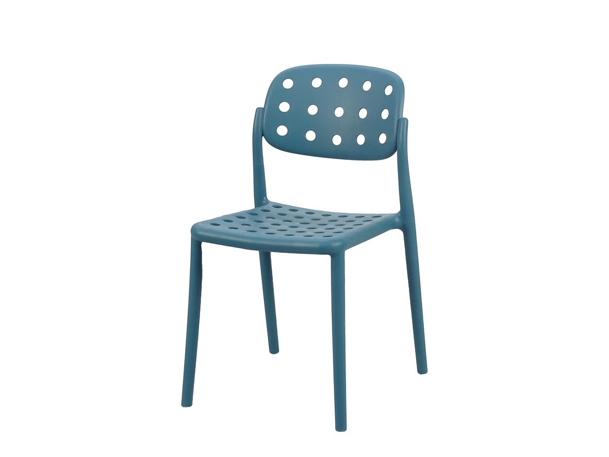 Streamlined Armless Chair Base Design Teal PC-111