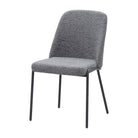 Grey contract dining chair with 65 mm thick box-style seat cushion for banquet halls DC-3070