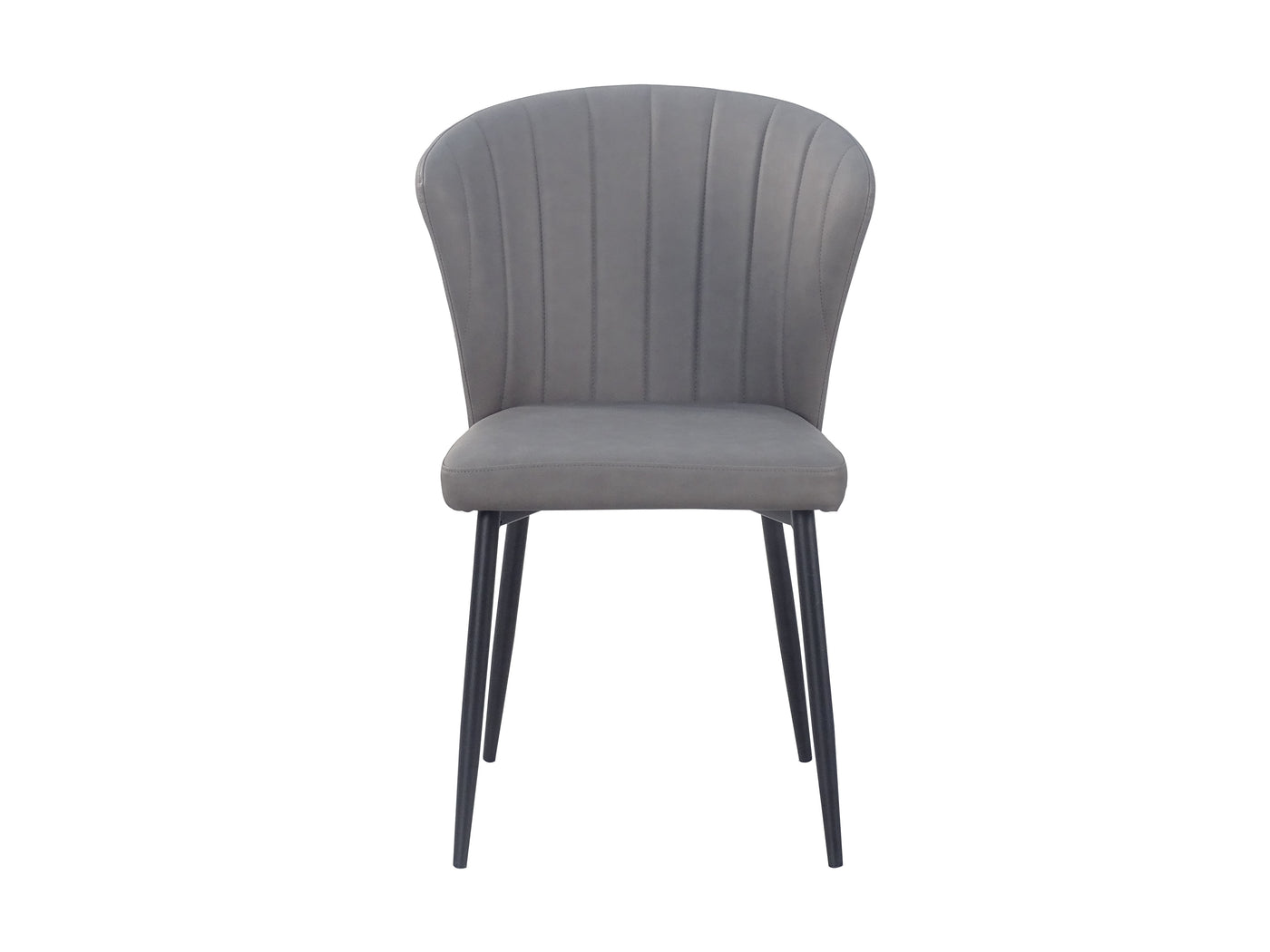 Upholstered Shell Dining Chair (DC-3016) — Front View — GEYA DC-3016-A