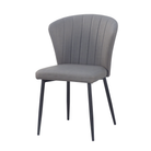 Upholstered Shell Dining Chair in Pebble – DC-3016-A