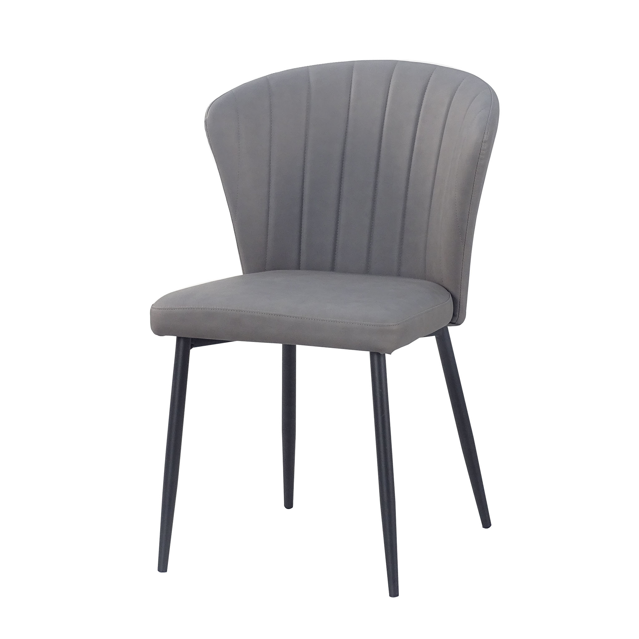 Upholstered Shell Dining Chair in Pebble – DC-3016-A