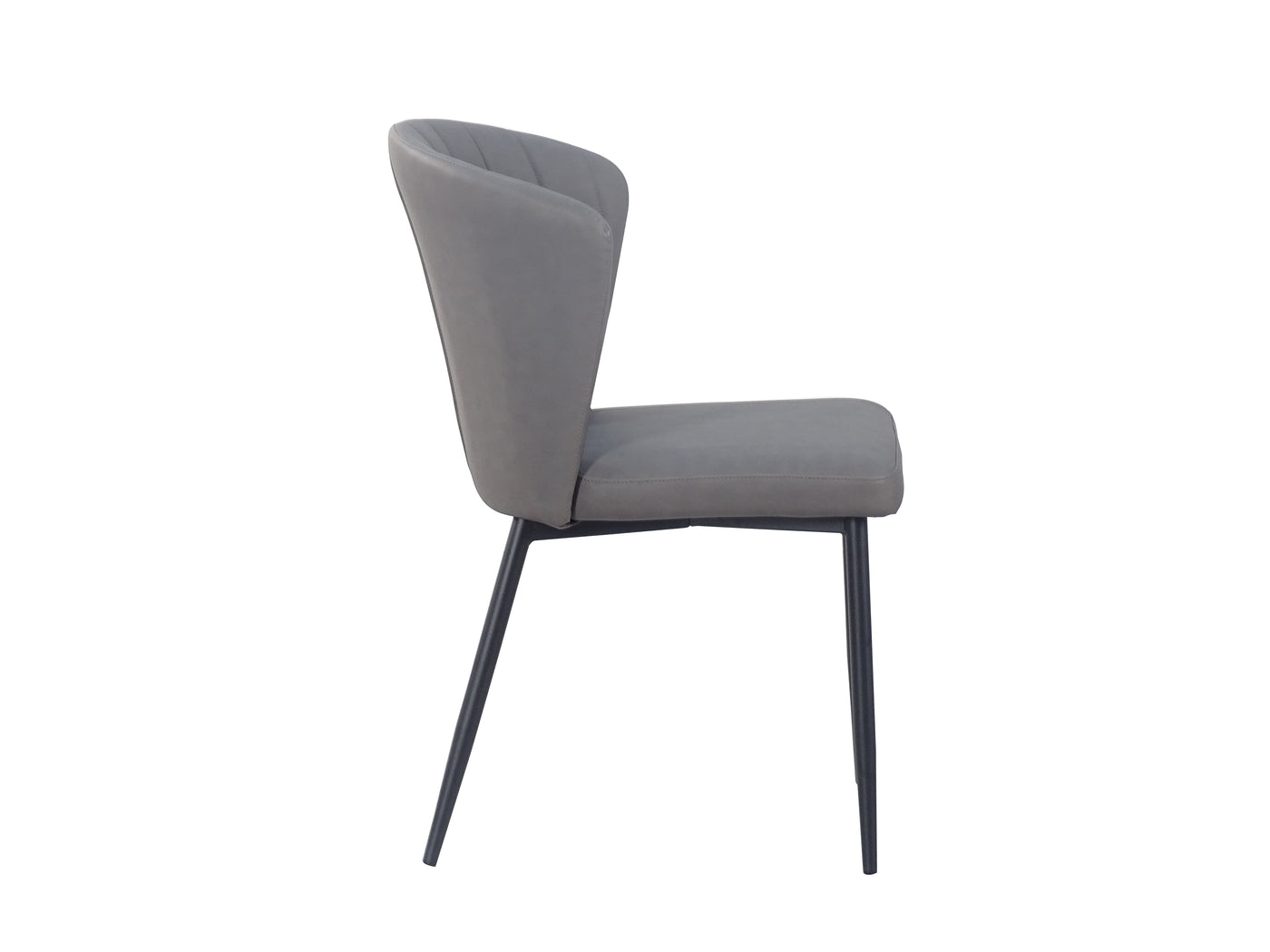 Upholstered Shell Dining Chair (DC-3016) — Side View — GEYA DC-3016-A