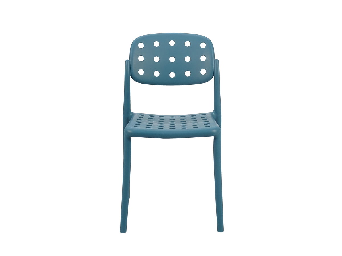 Ventilated Backrest Polypropylene Chair Teal, GEYA Seating PC-111