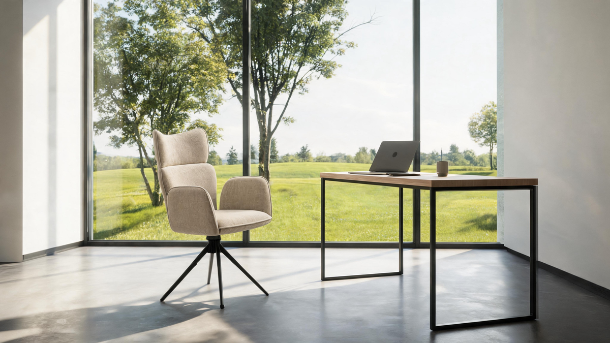 Modern Light Office Desk with [