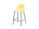 Low-Back Polypropylene Bar Stool – Bright Yellow – PC-108